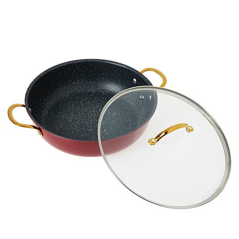 9 Recipe Card Curtis Stone DuraPan Nonstick 12 Multipurpose Deep Pan with Lid 9 Recipe Card Curtis Stone DuraPan Nonstick 12 Multipurpose Deep Pan with Lid