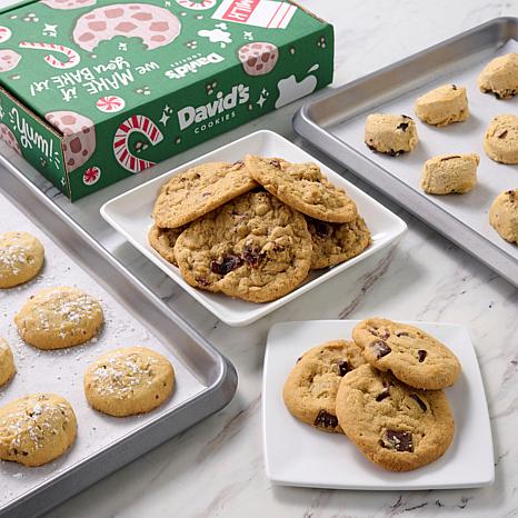 David's Cookies 118-Piece Cranberry Oatmeal Cookie Dough Combo | HSN