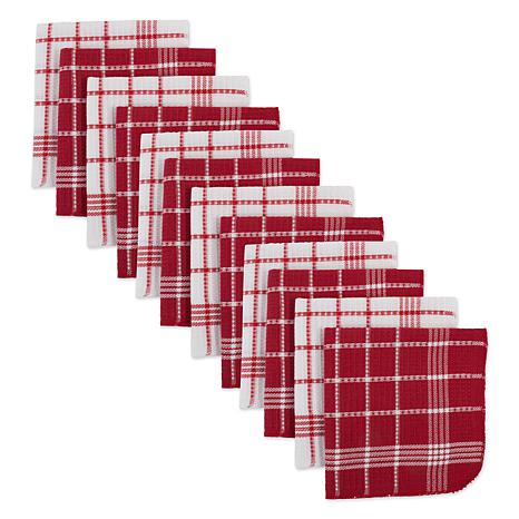 Design Imports 12-pack Waffle Weave Dishcloths - 9647277