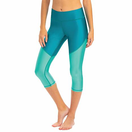 Dolfin Uglies Revibe High-Shine Aqua Swim Capri Legging - Womens
