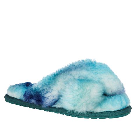 emu slippers tie dye