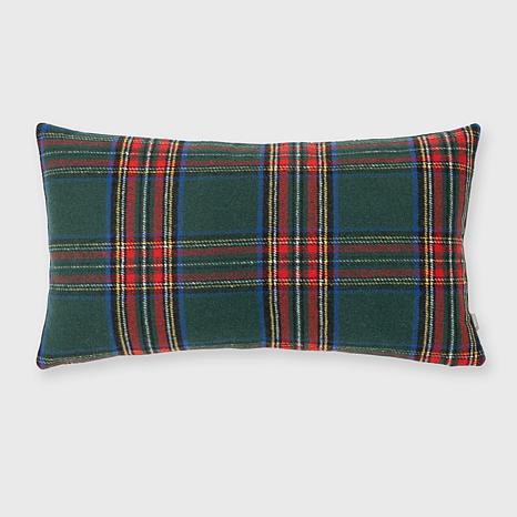 Plaid Weave Small Lumbar Pillow — TRAVEL PATTERNS