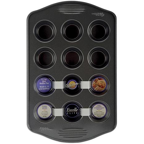 Excelle Elite Mini Muffin Pan - 12 Cavity 2" x 3/4"