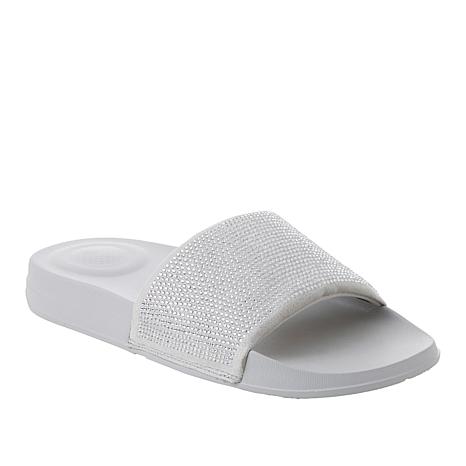 FitFlop iQushion Embellished Slide Sandal - 20905629 | HSN