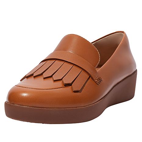 fitflop leather loafers