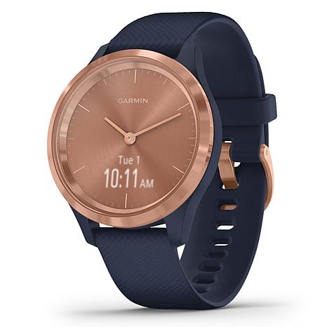 garmin vivomove hybrid rose gold