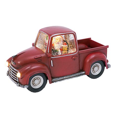 Gerson 8.75"L Battery-Operated Water Globe Truck with Timer Feature