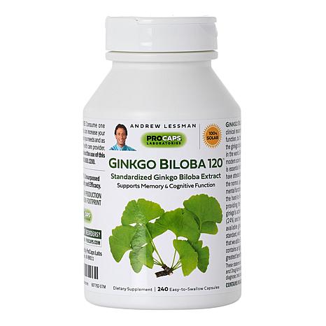 Ginkgo Biloba-120 - 240 Capsules