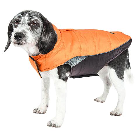Helios Medium Hurricane-Waded Plush Reflective Dog Coat
