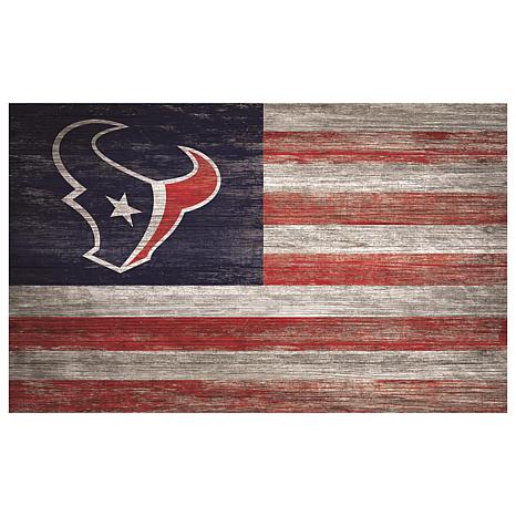 Houston Texans Distressed Flag 11x19 9255307 Hsn