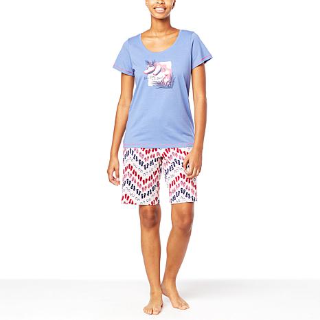 Hue 2-piece Bermuda Short Pajamas - 20325493 