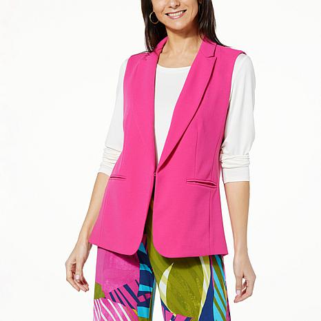 IMAN Global Chic Notch Collar Vest - 21872356 | HSN