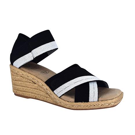 elastic stretch sandals