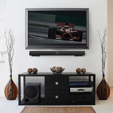 jensen 2.1 channel bluetooth soundbar with subwoofer