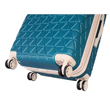 teal hardside luggage