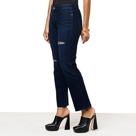 Jessica Simpson Flirt Straight Boot High-Rise Jean - 20513167 | HSN