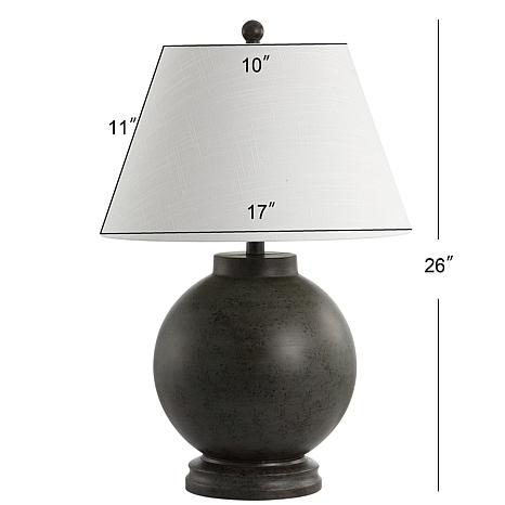 dark gray table lamp