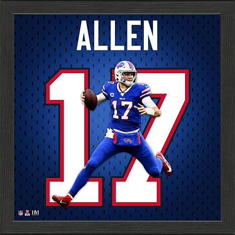 Highland Mint Josh Allen Impact Jersey Framed Photo