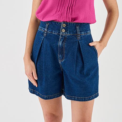 la-joie-vintage-denim-pleated-