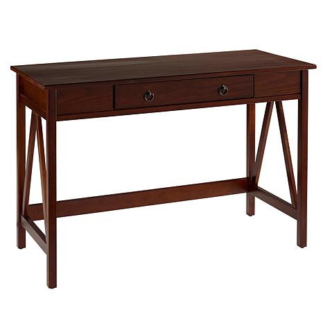 Linon Home Thomas Desk - Antique Tobacco