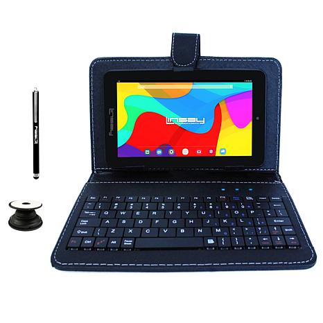 Linsay 7 Android 13 64GB Tablet with Keyboard and Stylus Pen 