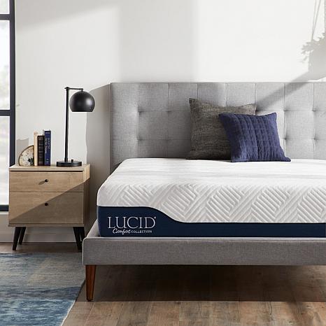 LUCID Comfort Collection 12-inch Gel Hybrid Mattress - Full - 9121486 | HSN