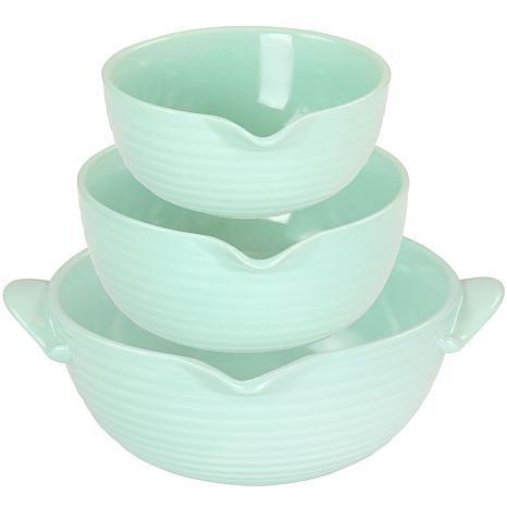 Martha Stewart Eagleson 3-Piece (3”, 4”, & 5”) Round Prep Mixing Bowl Set