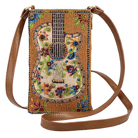 Mary Frances Hand-Beaded Crossbody Phone Bag | HSN