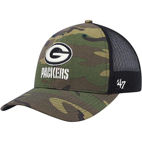 47 Brand Camo, Black San Francisco 49ers Trucker Adjustable Hat in Green  for Men