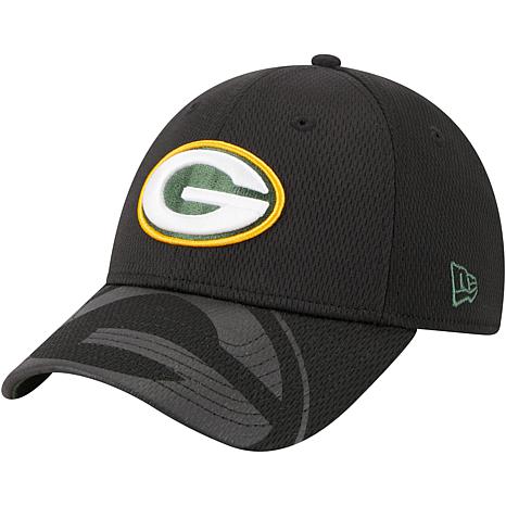 Green Bay Packers Tidal Wave 9FIFTY Snapback Hat, Black, by New Era