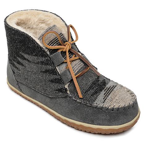 lace up slipper boots