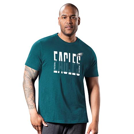 Men's Fanatics Branded Midnight Green Philadelphia Eagles Jersey Tackle V-Neck T-Shirt