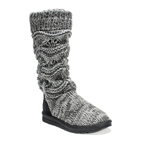 muk luks scrunch boot slippers