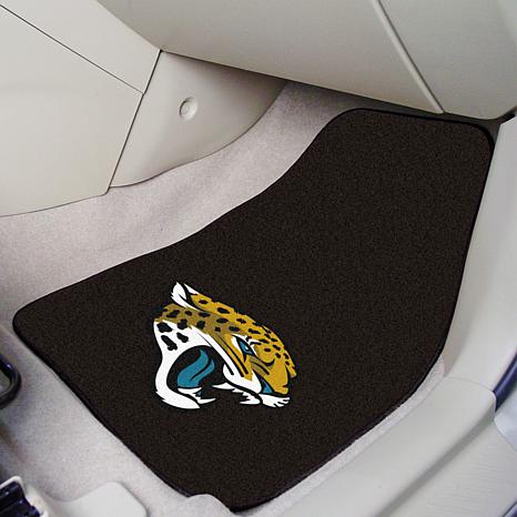 One Size Jacksonville Jaguars2-pc Embroidered Car Mat Set Team Color NFL Jacksonville Jaguars NFL