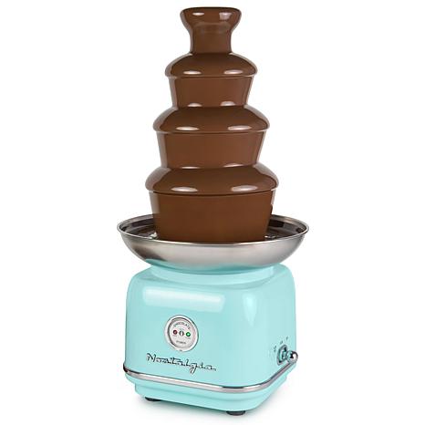 Nostalgia Classic Retro 4-Tier 2 lb. Chocolate Fondue Fountain