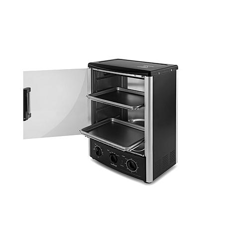 Vertical Countertop Rotisserie Rotating Oven (Black) 