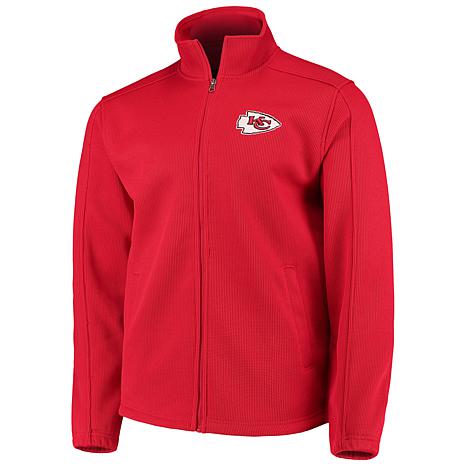 Men's JH Design Black Kansas City Chiefs Reversible Full-Snap Jacket 