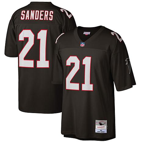 Deion Sanders Atlanta Falcons Mitchell & Ness Big Tall 1992 Retired Player Replica Jersey - Black