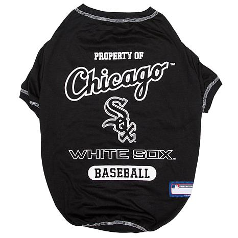 MLB Chicago White Sox Pets First Pet Baseball Jersey - Black XS