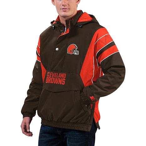 Zubaz NFL Men's Cleveland Browns Tonal Black Camo Full Zip Hoodie