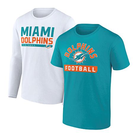 Officially Licensed NFL 3-in-1 Combo 2-pack of Crew-Neck Tees by