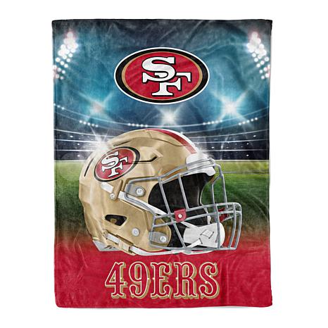 Officially Licensed NFL 60 x 80 Ultra Soft Stadium Lights Throw - 49ers