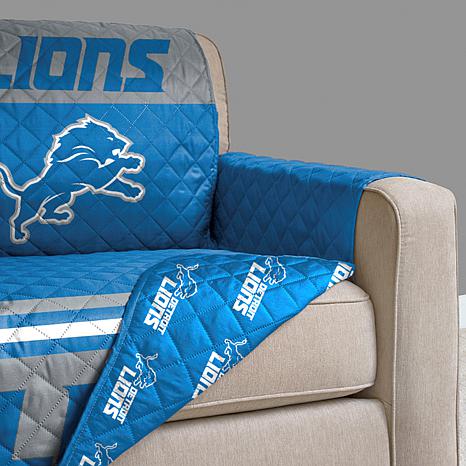 Detroit Lions Blue Sofa Protector