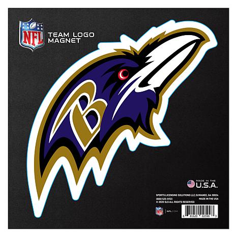 Baltimore Ravens Logo Type NFL Football Die-cut MAGNET