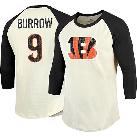 Cincinnati Bengals Road Name & Number Long Sleeve T-Shirt - Joe Burrow -  Mens