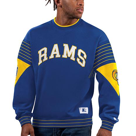 Men's Starter Powder Blue/Gold Los Angeles Chargers Field Jersey Long  Sleeve T-Shirt