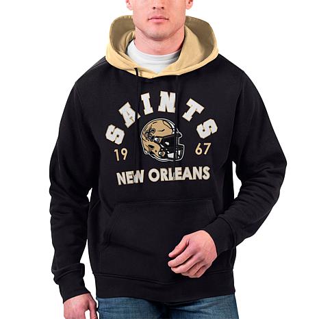 Football Fan Shop Officially Licensed NFL Men's Black Label Fleece Hoodie by GIII - Broncos