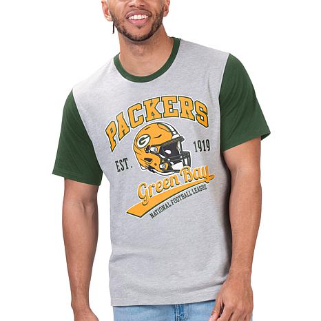 Officially Licensed League NFL Green Bay Packers Men's Stretch T-Shirt