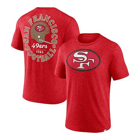 Officially Licensed NFL Men's Oval Bubble Tee by Fanatics Branded - 49ers