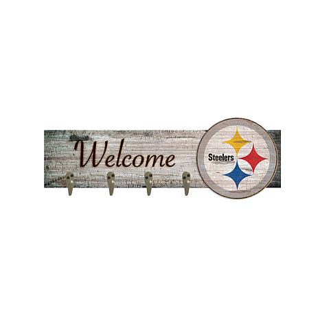 Officially Licensed NFL Pittsburgh Steelers Coat Hanger 6 x 24